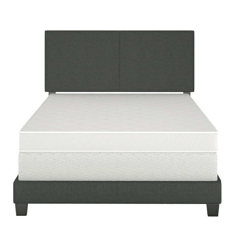 Boyd Sleep Milan Upholstered Linen Platform Bed Frame Queen