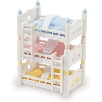 Calico Critters Bunk Bedroom Stack and Play Beds, Dollhouse