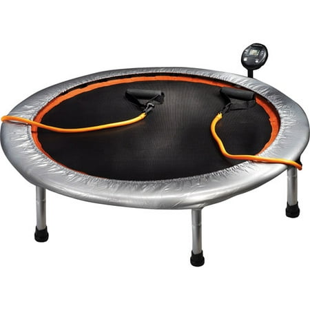 Gold&amp;#39;s Gym 36-Inch Trampoline Circuit Trainer, Chrome