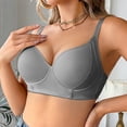 thumbnail image 3 of Aofany Women's Full Coverage Bras, Plus Size Push Up Bras for Women Smoothing Bra Comfort Lightly Underwire T-Shirt Bra 32B-40C, 3 of 9