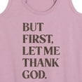 thumbnail image 3 of Instant Message - But First, Let Me Thank God - Women's Racerback Tank Top, 3 of 6