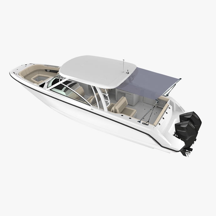 Oceansouth Bimini Extension Airflow Boat Shades 