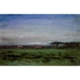 thumbnail image 2 of George Inness 14x11 Gold Ornate Wood Frame and Double Matted Museum Art Print Titled - Across the Campagna (1872), 2 of 4