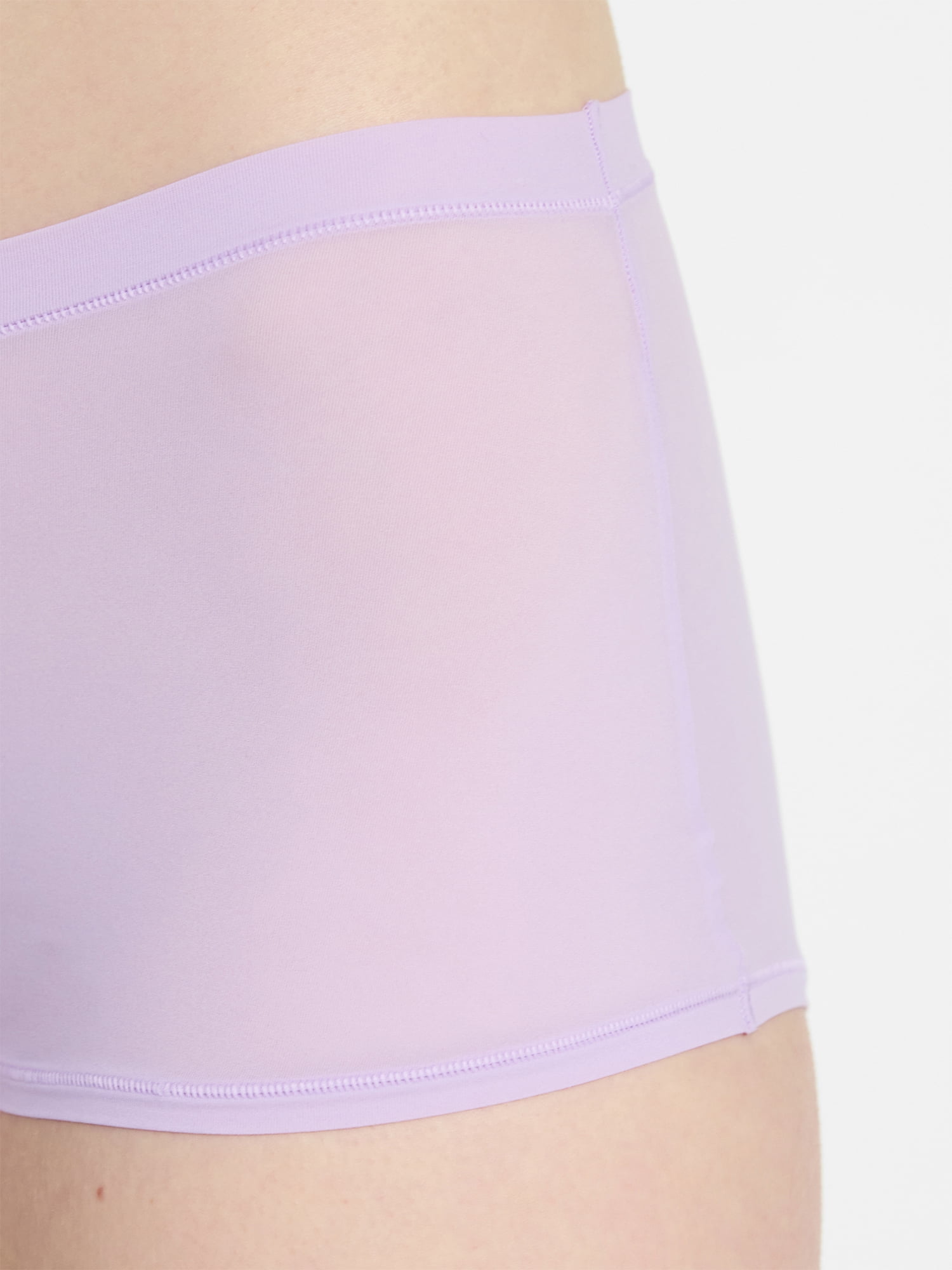 No Boundaries Fit Stretch Boyshort Panties, 3-Pack, Women's XS-XXXL