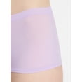 thumbnail image 4 of No Boundaries Fit Stretch Boyshort Panties, 3-Pack, Women's XS-XXXL, 4 of 7