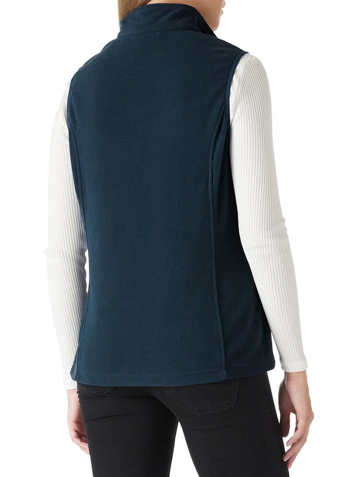 Off Road Ventures Womens Fleece Lined Vests Outerwear Lightweight Sleeveless Running Vest With Zipper Pockets
