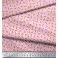 thumbnail image 2 of Soimoi Cotton Cambric Fabric French Horn Musical Instrument Decor Fabric Printed Yard 42 Inch Wide, 2 of 3