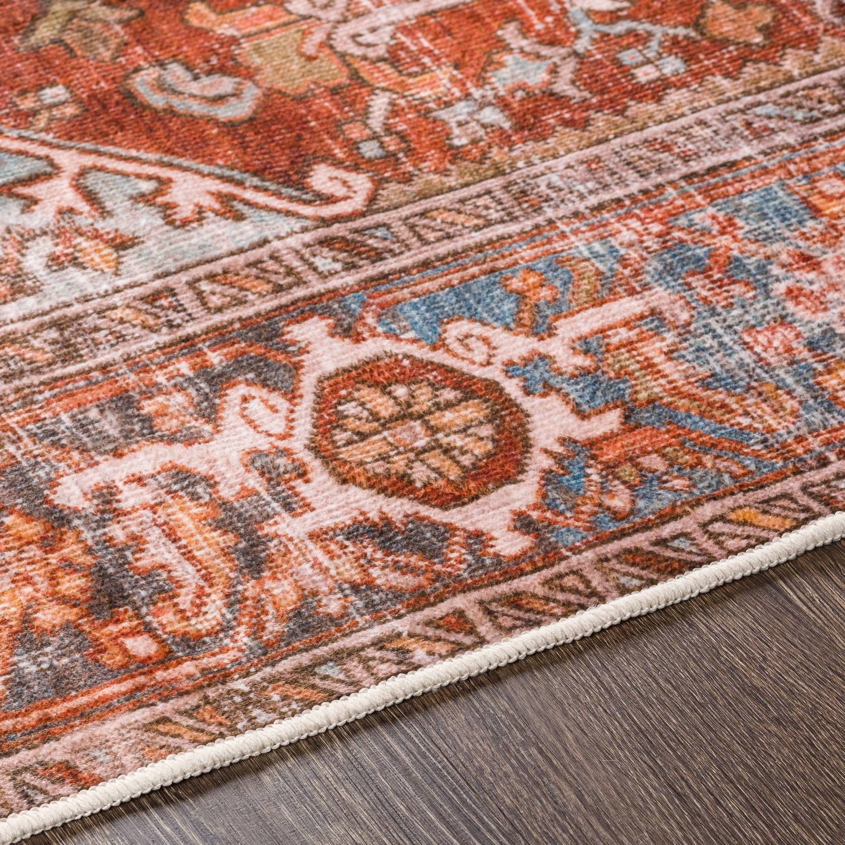 Mark & Day St Johns Woven Indoor Area Rugs Burnt Orange - coopsemul.com.pe