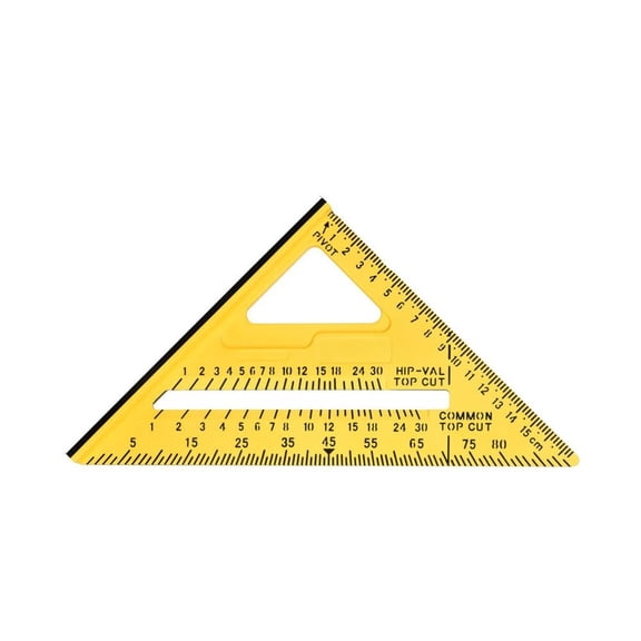 Carpenter Triangle Square Measuring Ruler 45 Degree Ruler Woodworking Scriber Angle Ruler For Woodworking