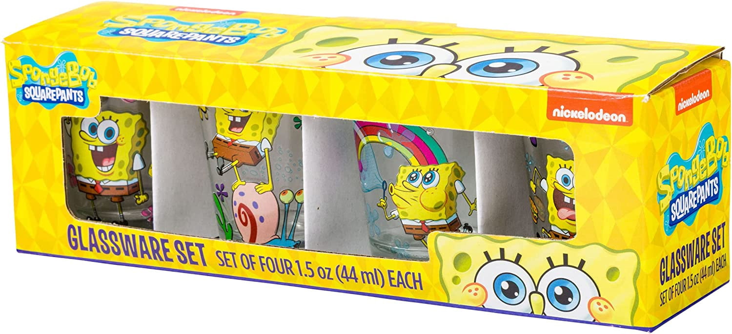 SpongeBob SquarePants Salt & Pepper Shaker Set - Ceramic, SpongeBob & Gary Figures, Officially Licensed