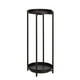 thumbnail image 1 of Soporte redondo para plantas de metal de varios niveles, color negro, 1 of 4