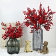 thumbnail image 2 of Jaky-Global 20 unidades de flores artificiales rojas con aliento para bebés, 2 of 6