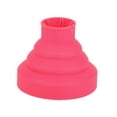thumbnail image 1 of maskred Outils Diffuseur de Sèche-Cheveux en Silicone Capuche pour Cheveux Bouclés Rouge, 1 of 8