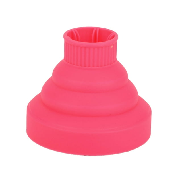 maskred Outils Diffuseur de Sèche-Cheveux en Silicone Capuche pour Cheveux Bouclés Rouge