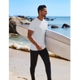 thumbnail image 2 of COOFANDY Mens Swim Shirt UPF 50+ Sun Protection T Shirts Short Sleeve Cooling Shirts for Hot Weather, 2 of 9