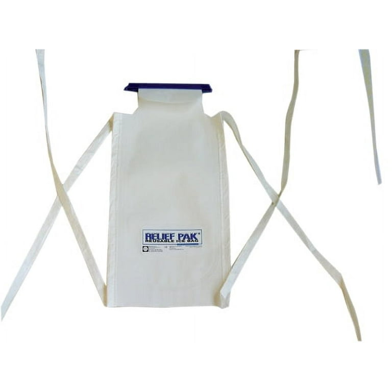 Relief Pak Insulated Ice Bag - Tie Strings - large - 7 Relief Pak Insulated Ice Bag - Tie Strings - large - 7