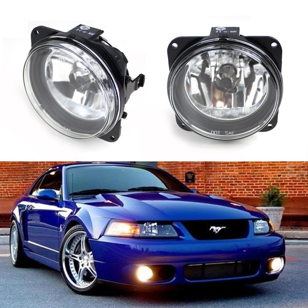 One Glass Driving Fog Light Lamp w/Bulb For 2005 Escape 2003 Mustang Cobra R=L