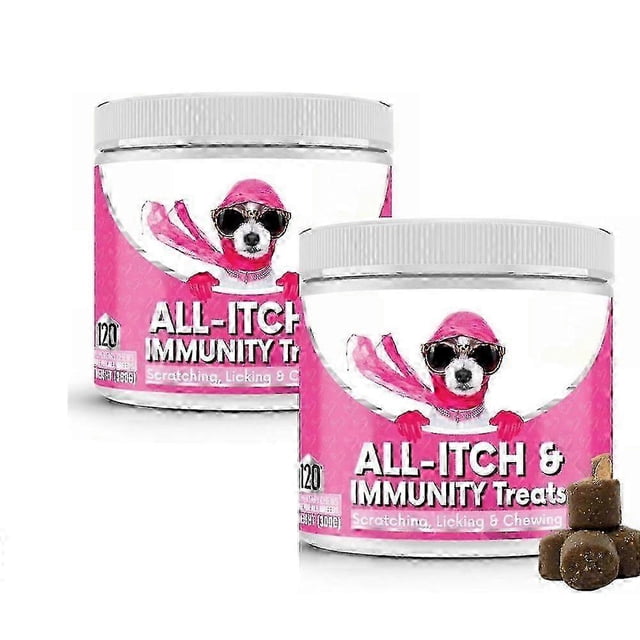Nutri-Paw All-Itch Immunity Treats For Dogs-Soothe Itchy Paws, Eyes, Ears, Skin,120-360 Treats Immune Support Treats
