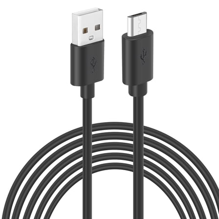 Uxcell 42.6Ft USB to Micro USB Power Extension Cable, Long Charging Cord, Black