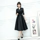 thumbnail image 1 of Vestido de noche para banquete, vestido de fiesta para estudiantes de largo medio negro para mujer, vestido diario para mujer, 1 of 6
