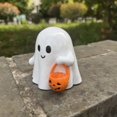thumbnail image 3 of Estatua de fantasma de resina pulida, bonita estatua de fantasma pequeña, decoración de Halloween para escritorio, oficina y hogar. Estatua de fantasma de resina pulida, bonita estatua de, 3 of 6