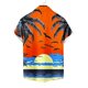 thumbnail image 5 of Mens Casual Manga Corta Botón Abajo Camisas Impresas Botón de Bolsillo Turndown Collar Blusa para Verano Al Aire Libre Casual Diario, 5 of 6