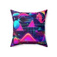 thumbnail image 2 of Motif Inspiré Rétro-Futuriste des Années 80 en Polyester Filé Carré, 2 of 7