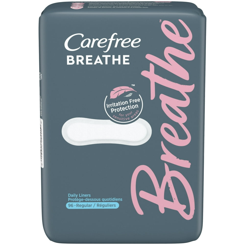 Carefree Breathe Panty Liners, IrritationFree Protection, Individually