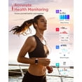 thumbnail image 3 of Reloj inteligente Fitpolo para mujer con Alexa IP68 integrado a prueba de agua, 3 of 6