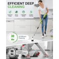 thumbnail image 2 of Electric Spin Scrubber, Cordless Cleaning Brush, Shower Scrubber with 9 Replaceable Brush Head, Power Cleaning Brush with Extension Handle, 2 Adjustable Speed, for Bathtub Grout Tile Floor, 2 of 6