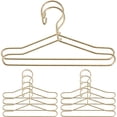 thumbnail image 1 of MasteelfCA 10pcs Metal Mini Clothes Hangers Mini House Clothes Support Dolls Coat Rack, 1 of 9