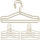 thumbnail image 1 of 10 mini perchas de metal para ropa, perchero para muñecas., 1 of 8