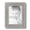 thumbnail image 2 of ArtToFrames 6" x 8" Classic Silver Picture Frame, 6x8 inch Silver Wood Poster Frame (WOM-4926), 1 Pack, 2 of 6