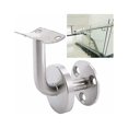 thumbnail image 2 of Handrail Brackets For Wall Brackets Stainless Steel Stair Rail Brackets Wall Brackets Handrail Brackets For Stair Railing Handrail Brackets Silver 4 P, 2 of 5