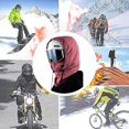 thumbnail image 7 of Waterproof Fleece Lined Hood, 3-in-1 Windproof Full Cover Hood Hat,Winter Windproof Full Cover Ski Mask, for Outdoor Sports, Warm Adjustable Winter Hat, 7 of 7