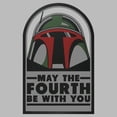 thumbnail image 2 of Men's Star Wars: A New Hope Boba Fett Face May the Fourth Be With You Graphic T-Shirt, 2 of 3