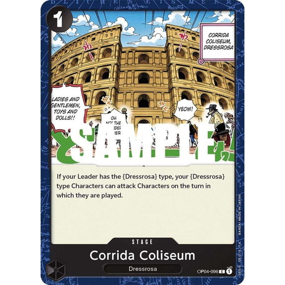 One Piece Kingdoms of Intrigue Common Corrida Coliseum OP04-096