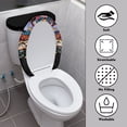 thumbnail image 3 of HELLHERO Mushroom Bathroom Toilet Cozy Set Adjustable & Washable and Reusable Toilet Lid Dust Cover Set Easy to Clean 2 Piece, 3 of 8