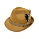 thumbnail image 2 of Sombrero Homburg para hombre, decoración de peluquería para entusiastas de las fiestas de otoño, viajes de invierno Plumas negras, 2 of 8