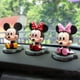 thumbnail image 3 of Disney Mickey Mouse Minnie Anime muñeca juguetes Mickey y Minnie Mouse dibujos animados sacudir la cabeza modelo muñeca coche Deco accesorios de coche juguete para niños, 3 of 4
