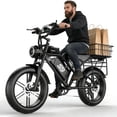 thumbnail image 2 of ASKGO 48V 20Ah Electric Bike for Adults, 2200W Peak 750W Fat Tire Off-Road Ebike, 30MPH & 75 Miles, Cargo Ebike,NFC Unlock Electric Dirt Bike,UL2849, 2 of 11
