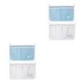 thumbnail image 4 of Cateissary Bolsa de malla de almacenamiento para nevera, organizador de condimentos colgante de doble compartimento, gancho para verduras montadas No.03 2Conjunto, 4 of 6