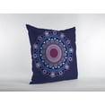 thumbnail image 3 of Amrita Sen Net Mandala Broadcloth Indoor Outdoor Zippered Pillow Navy, 3 of 4