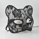 thumbnail image 3 of Máscara de gato de encaje negro, 3 of 4