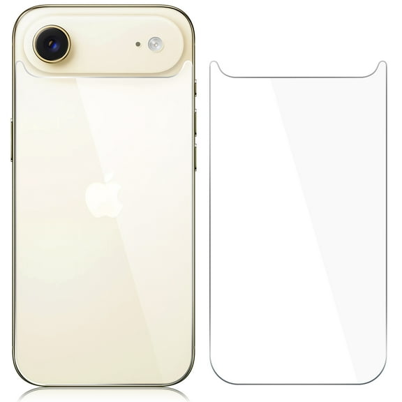 Beeyoka Back Screen Protector for iPhone Air [2-Pack],iPhone Air Back Glass Protector Anti-Fingerprint/Scratch Ultra Thin Tempered Glass Screen Protector for iPhone Air (6.5 inch)