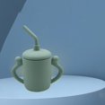 thumbnail image 4 of Vaso de silicona para bebé, con tapas y , grado alimenticio, irrompible, creativo, a prueba de derrames, suave, para , vasos para beber, verde perfecl Tazas para sorber, 4 of 8