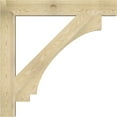 thumbnail image 3 of Ekena Millwork 6"W x 46"D x 46"H Imperial Block Rough Sawn Bracket, Douglas Fir, 3 of 4