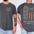 thumbnail image 3 of Retro 250th America Anniversary Shirt, US 250 Years Shirt, We The People Shirt, Vintage Independence Day Tee, 4th July Shirt, 3 of 4