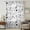 Black White, variant on Black White Cartoon Space Sheer Curtains 45 Inches Long, Star Spacecraft Rocket Meteorite Light Filering Curtains, Breathable Simi Curtain Privacy Drapes for Kitchen Bathroom Small Window Treatment
