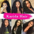 thumbnail image 6 of Remy Brazilian Human Hair Deep Wave Bundles 100% Unprocessed Brazilian Virgin Human Hair Weave Extensions Natural Black Color 4 Bundles(14"16"18"20"), 6 of 6